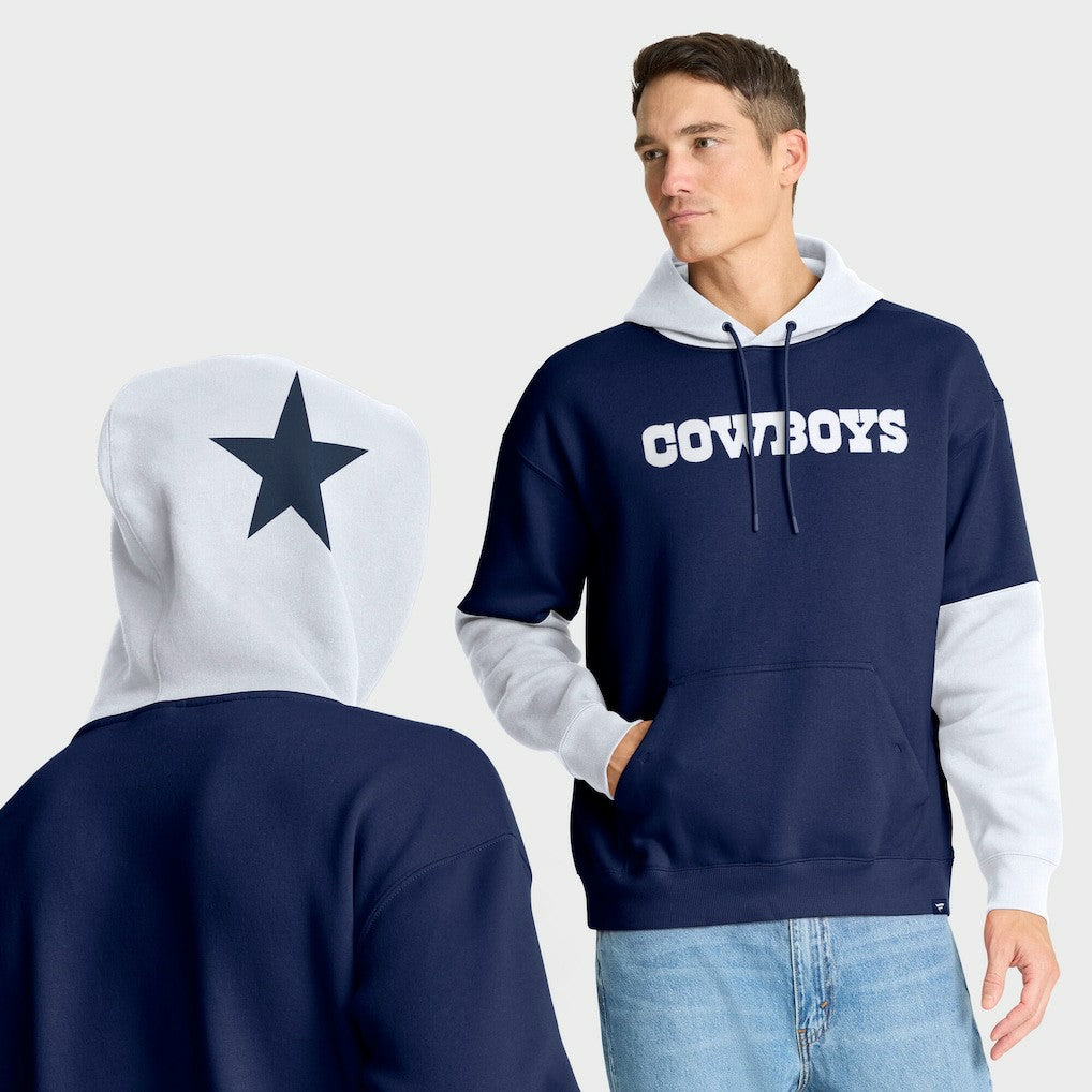 Dallas Cowboys Helmet Retro Pullover Hoodie | NFL New