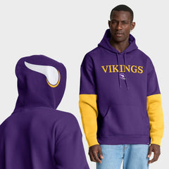 Minnesota Vikings Helmet Retro Pullover Hoodie | NFL Discount