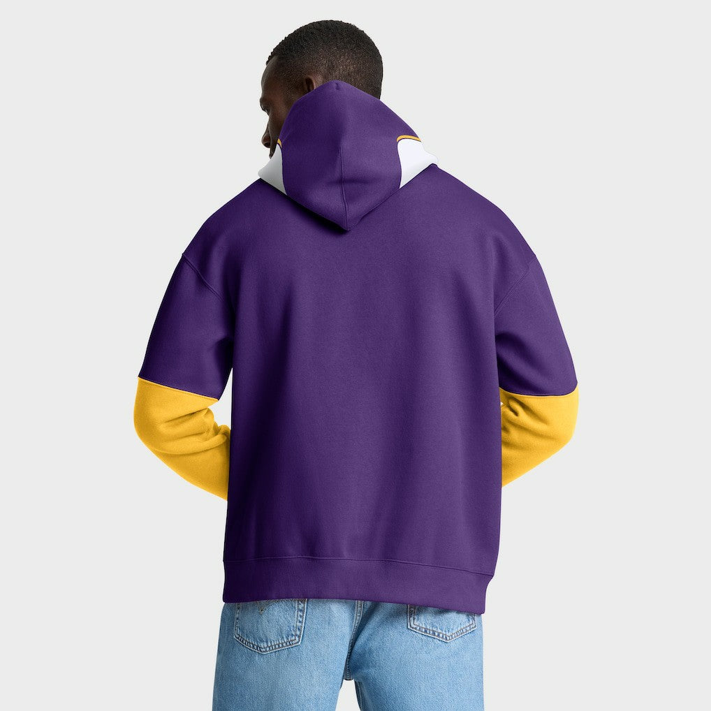 Minnesota Vikings Helmet Retro Pullover Hoodie | NFL Discount