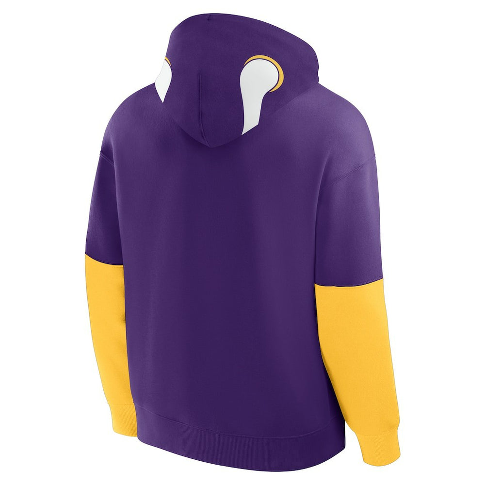 Minnesota Vikings Helmet Retro Pullover Hoodie | NFL Discount