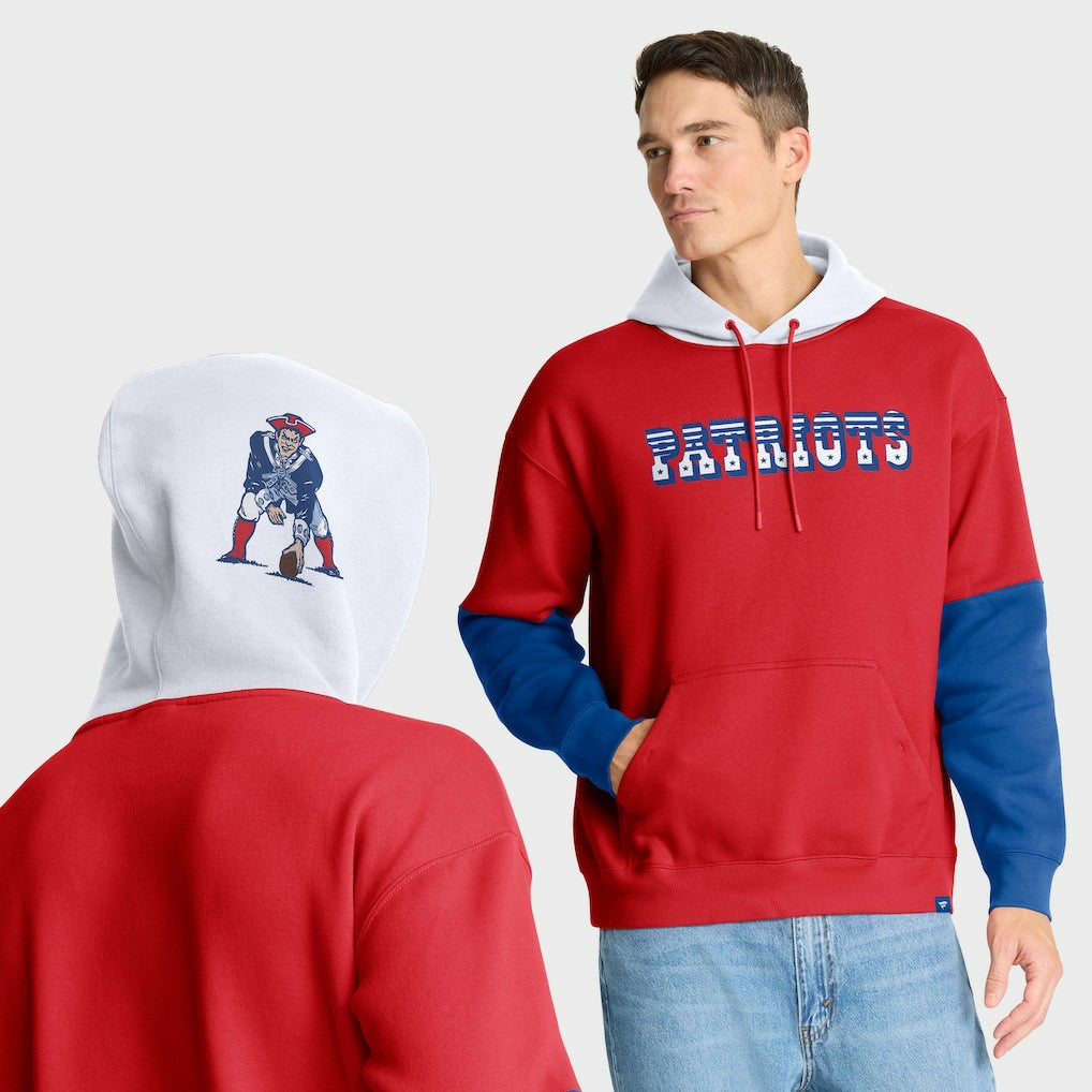 New England Patriots Helmet Retro Pullover Hoodie | NFL Near me