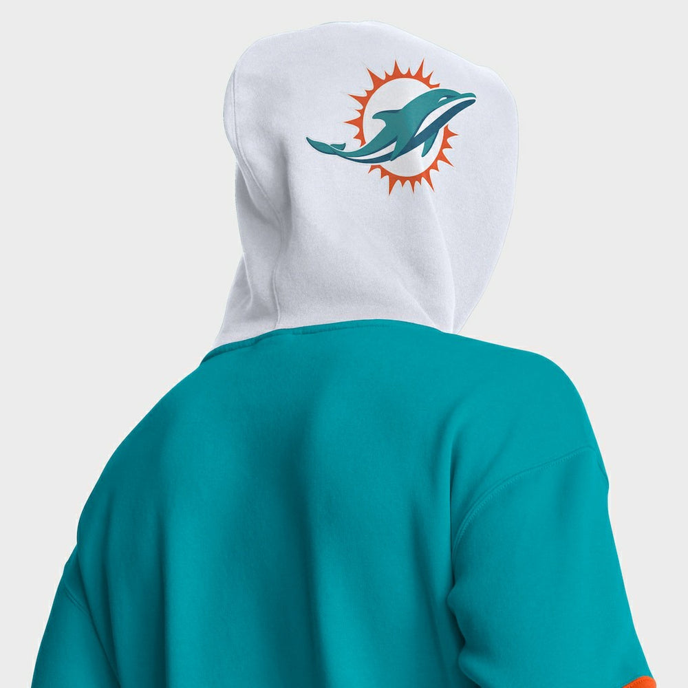 Miami Dolphins Helmet Pullover Hoodie | NFL Discount