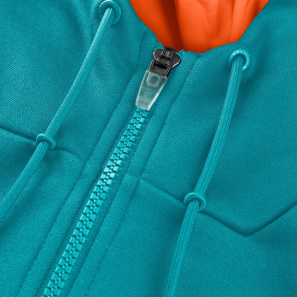 Miami Dolphins Checkdown Pass Full-Zip Hoodie | NFL Hot