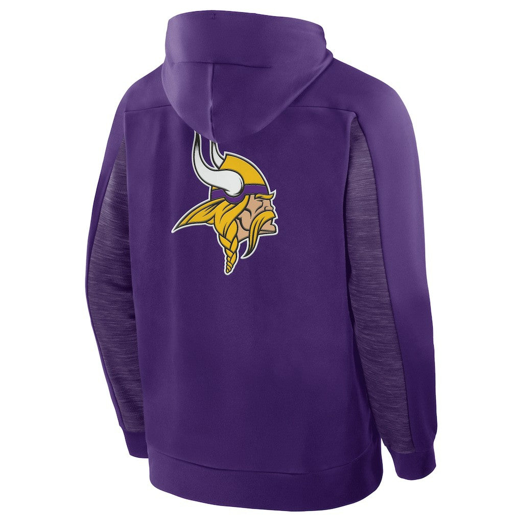 Minnesota Vikings Checkdown Pass Full-Zip Hoodie | NFL Discount