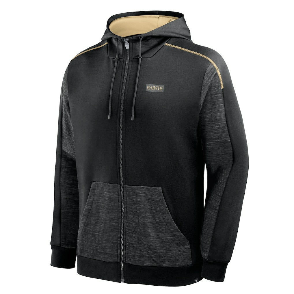 New Orleans Saints Checkdown Pass Full-Zip Hoodie | NFL US