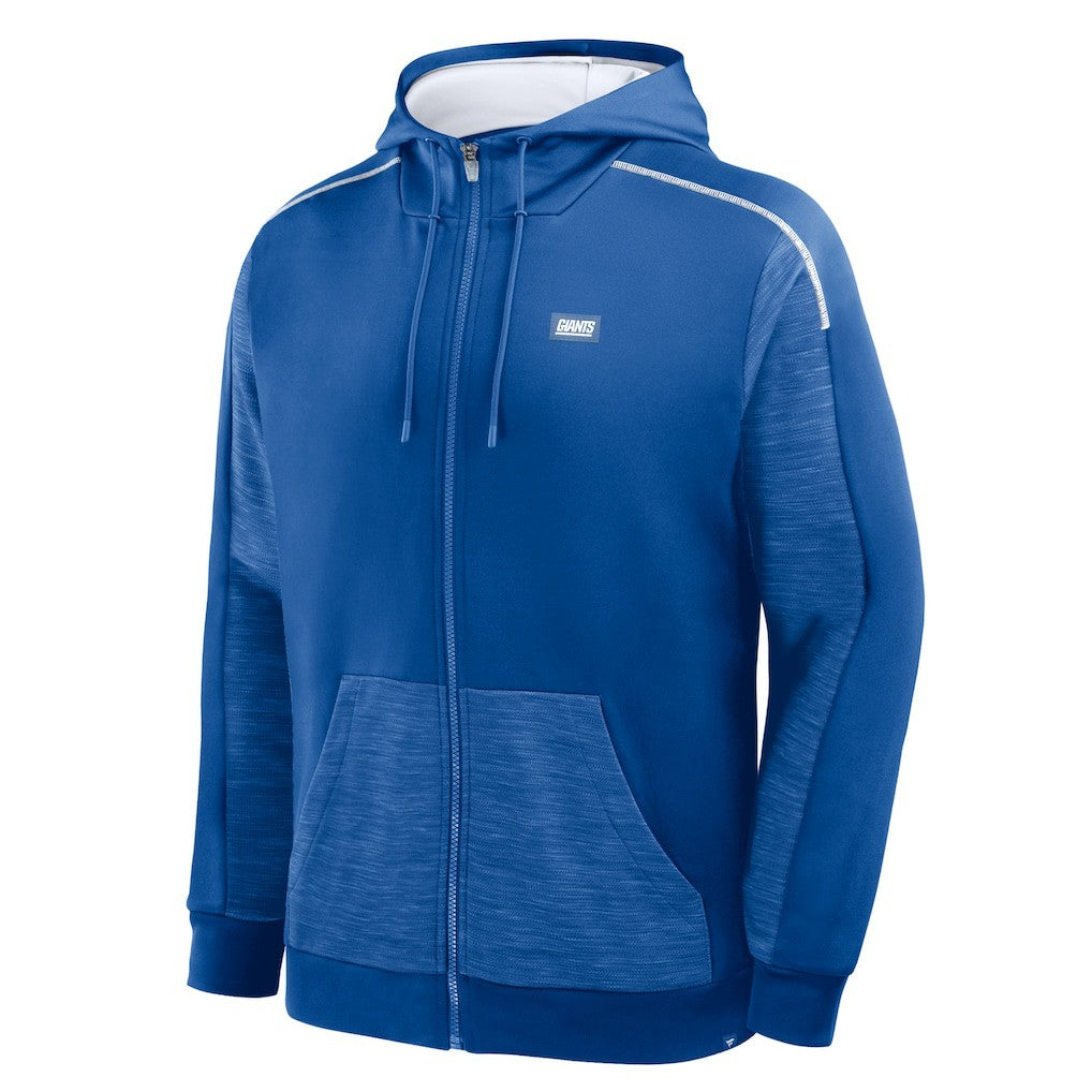 New York Giants Checkdown Pass Full-Zip Hoodie | NFL Discount