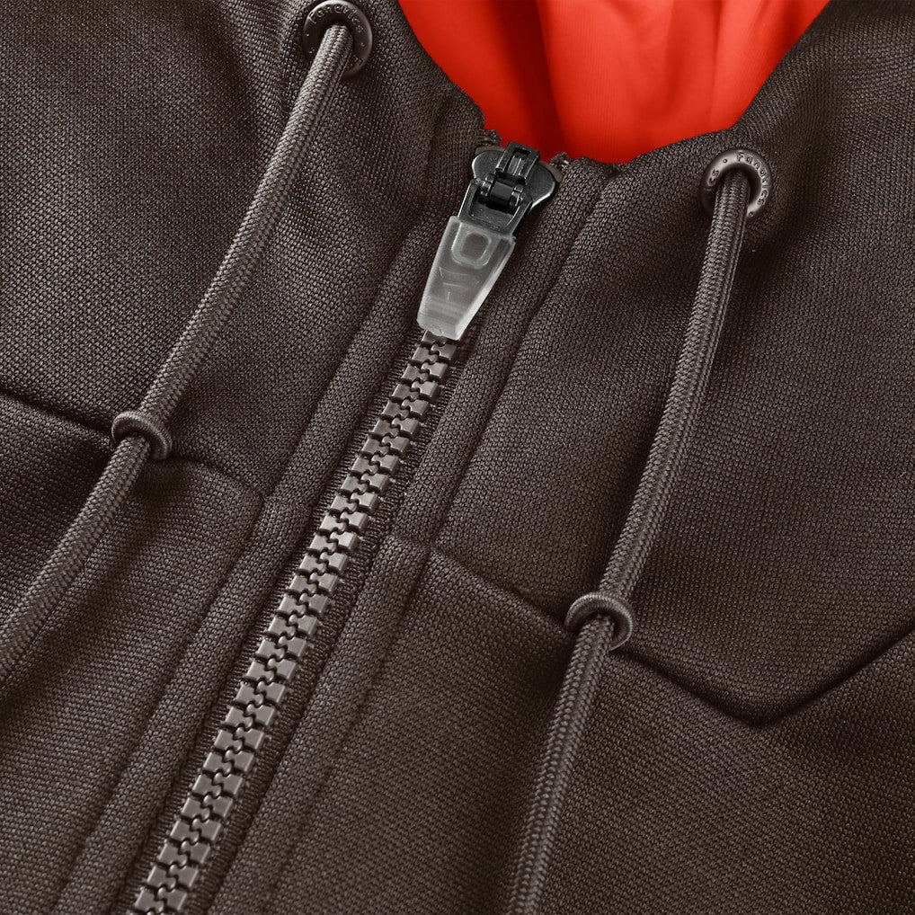 Cleveland Browns Checkdown Pass Full-Zip Hoodie | NFL Discount