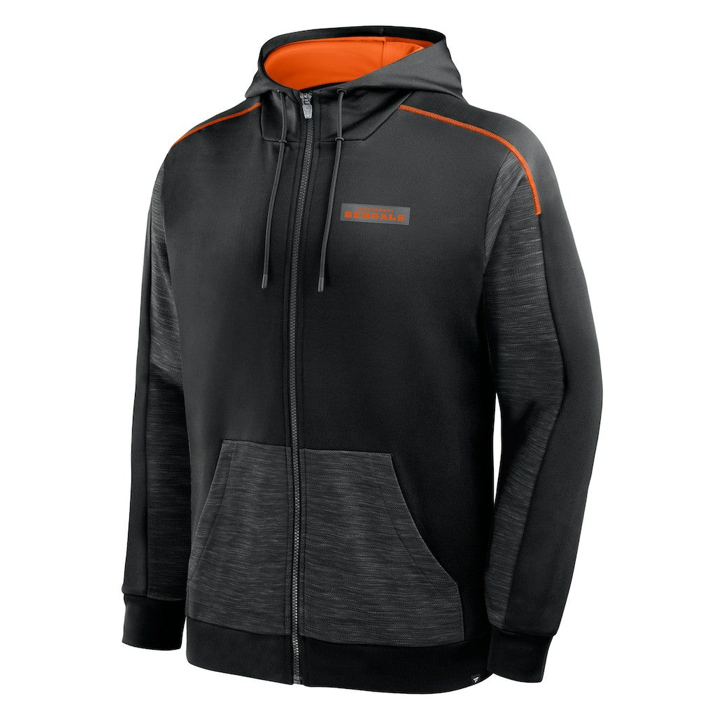 Cincinnati Bengals Checkdown Pass Full-Zip Hoodie | NFL Hot
