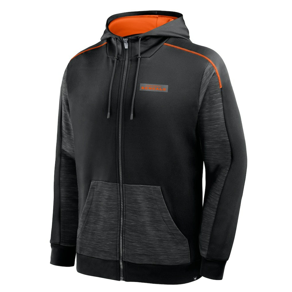 Cincinnati Bengals Checkdown Pass Full-Zip Hoodie | NFL Hot