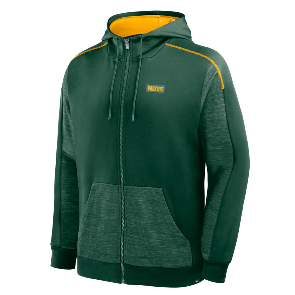 Green Bay Packers Checkdown Pass Full-Zip Hoodie | NFL US
