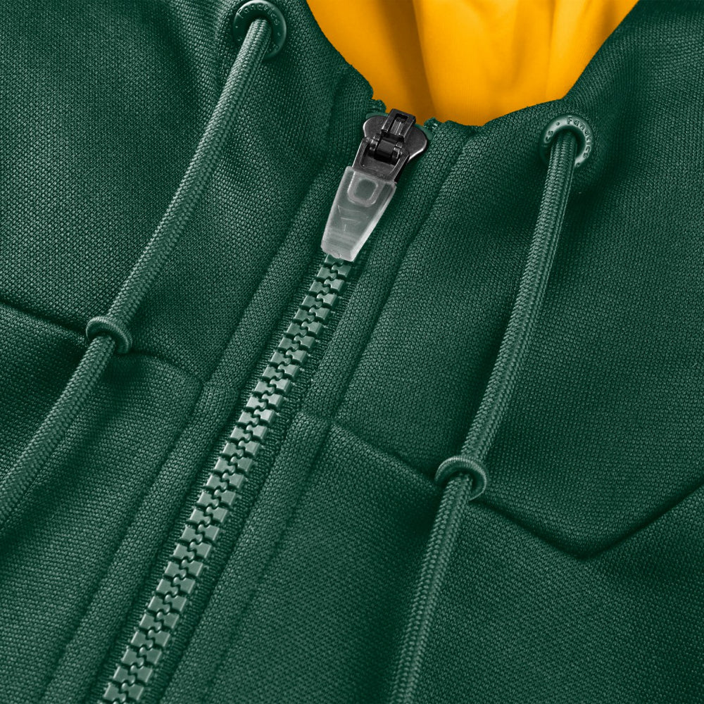 Green Bay Packers Checkdown Pass Full-Zip Hoodie | NFL US