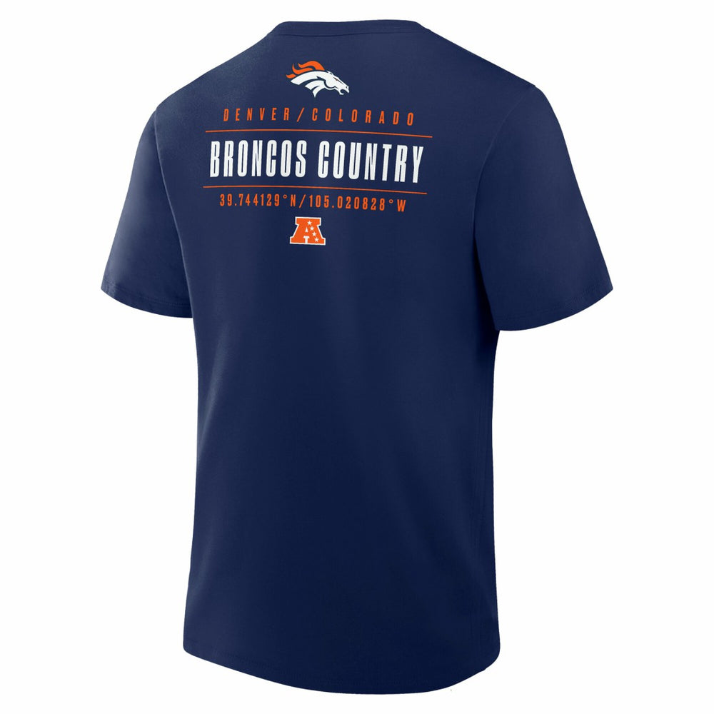 Denver Broncos Passing Pocket Legacy T-Shirt | NFL Outlet
