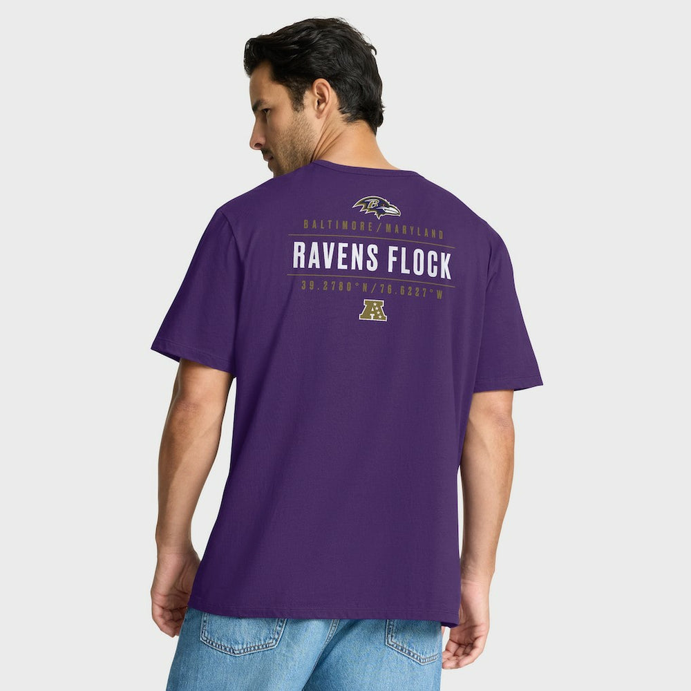 Baltimore Ravens Passing Pocket Legacy T-Shirt | NFL Hot