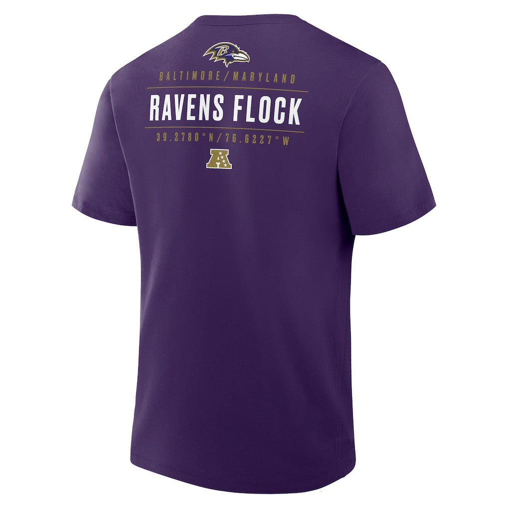 Baltimore Ravens Passing Pocket Legacy T-Shirt | NFL Hot