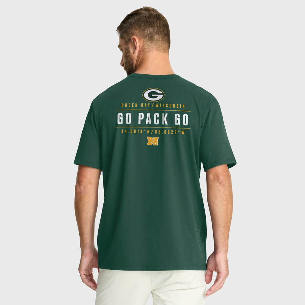 Green Bay Packers Passing Pocket Legacy T-Shirt | NFL Discount