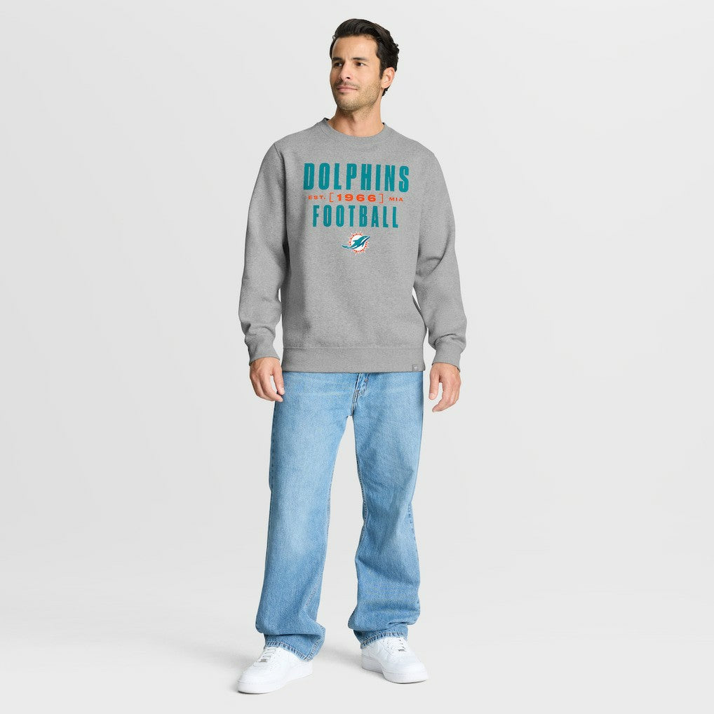 Miami Dolphins Powerful Throw Legacy Pullover Sweatshirt | NFL US