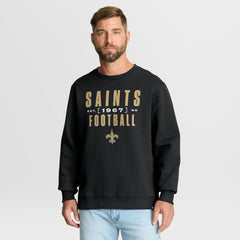 New Orleans Saints Powerful Throw Legacy Pullover Sweatshirt | NFL Discount