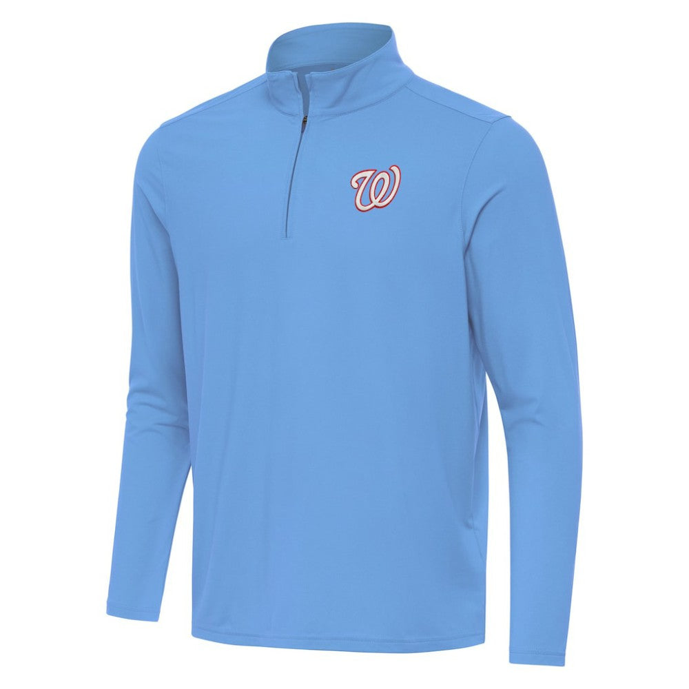 Washington Nationals Antigua Intent Quarter-Zip Top - MLB Tops