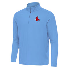 Boston Red Sox Antigua Intent Quarter-Zip Top - MLB Tops