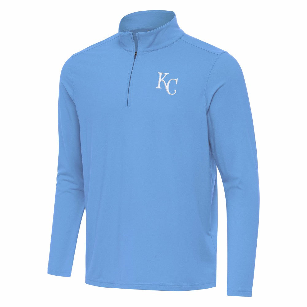 Kansas City Royals Antigua Intent Quarter-Zip Top - MLB Tops