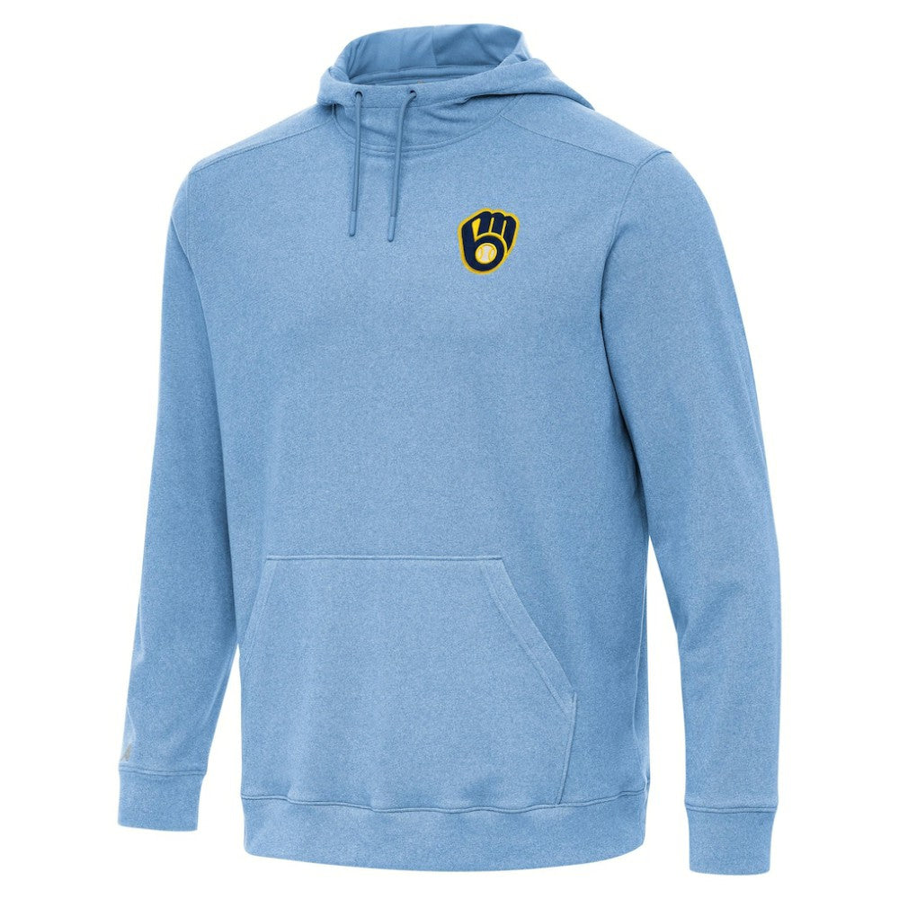 Milwaukee Brewers Antigua Cloud Pullover Hoodie - MLB Hoodies