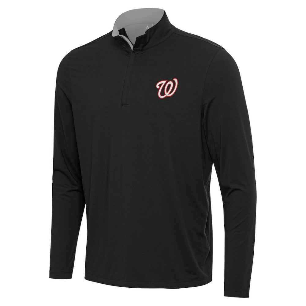 Washington Nationals Antigua Content Quarter-Zip Top - MLB Tops