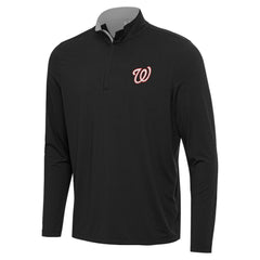 Washington Nationals Antigua Content Quarter-Zip Top - MLB Tops