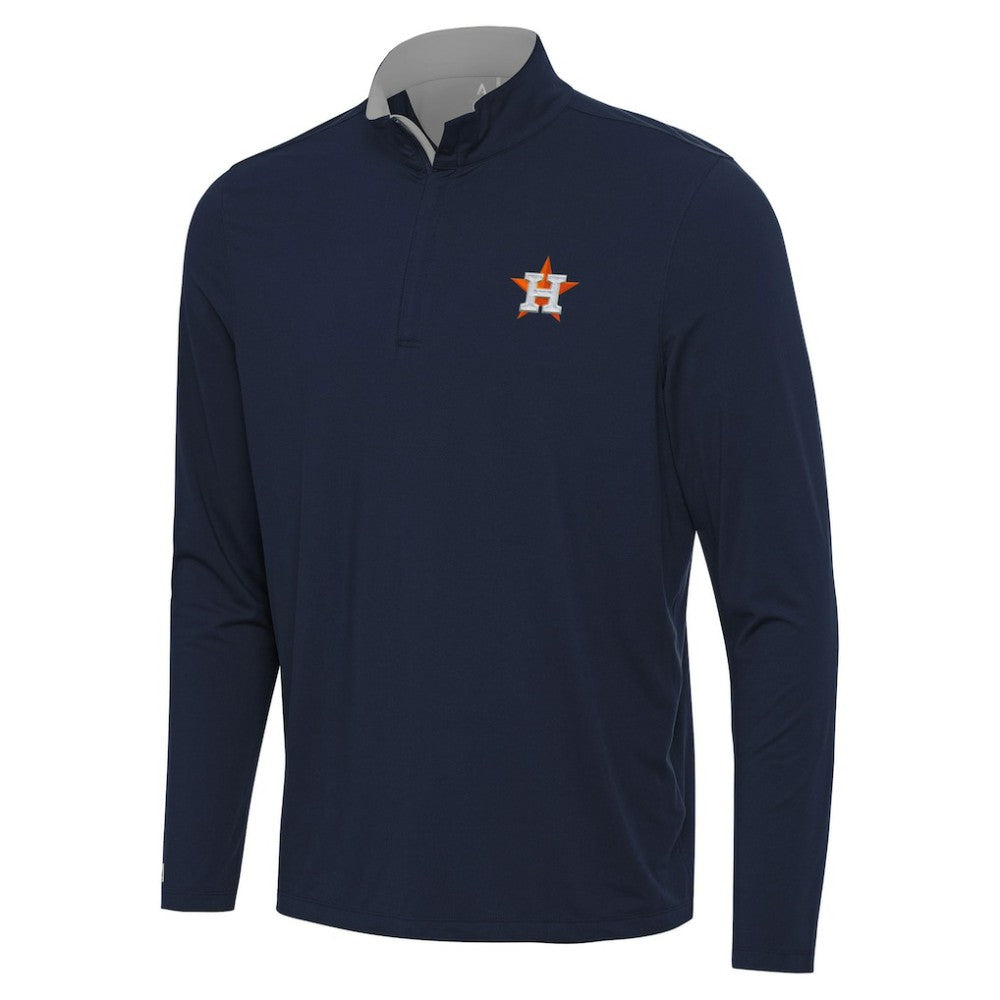 Houston Astros Antigua Content Quarter-Zip Top - MLB Tops