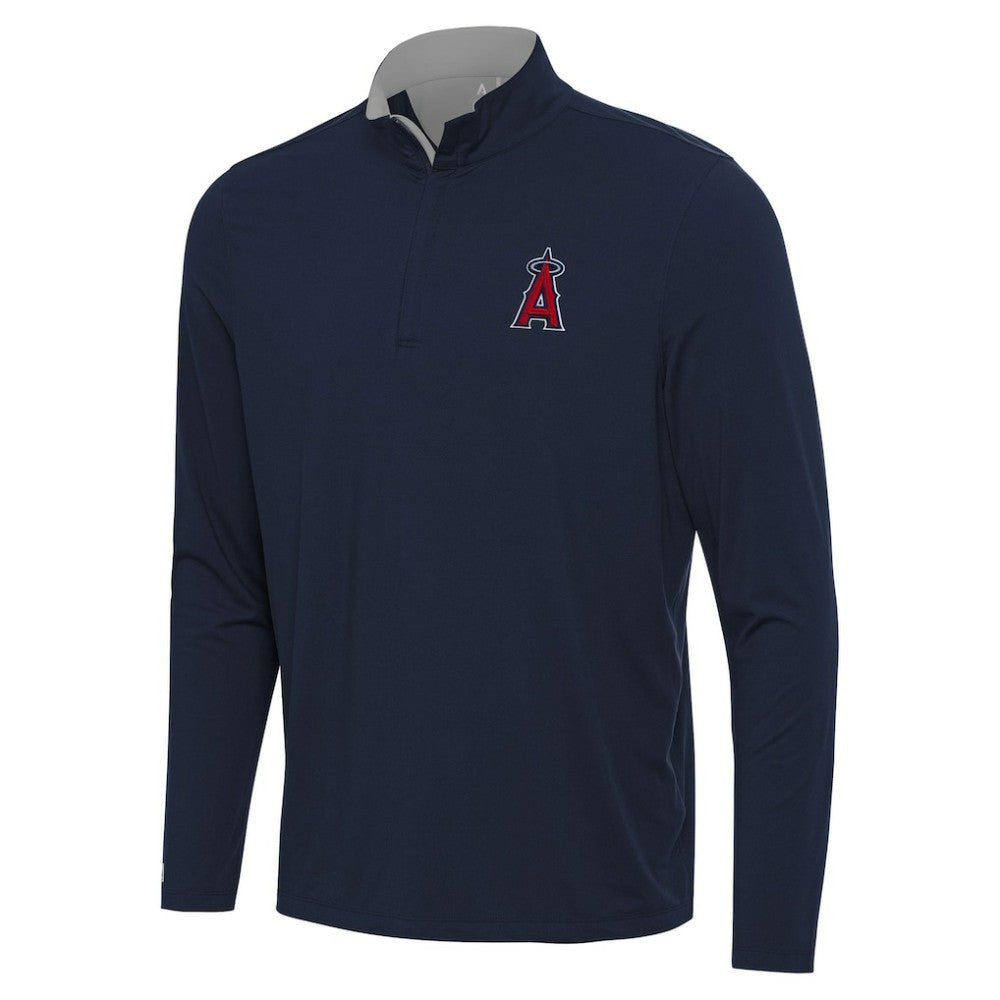 Los Angeles Angels Antigua Content Quarter-Zip Top - MLB Tops