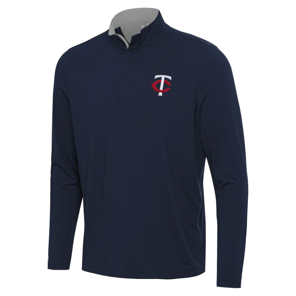 Minnesota Twins Antigua Content Quarter-Zip Top - MLB Tops