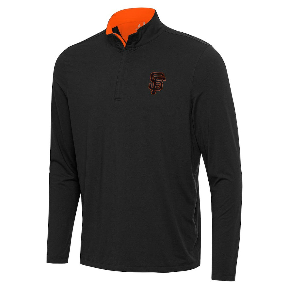 San Francisco Giants Antigua Content Quarter-Zip Top - MLB Tops