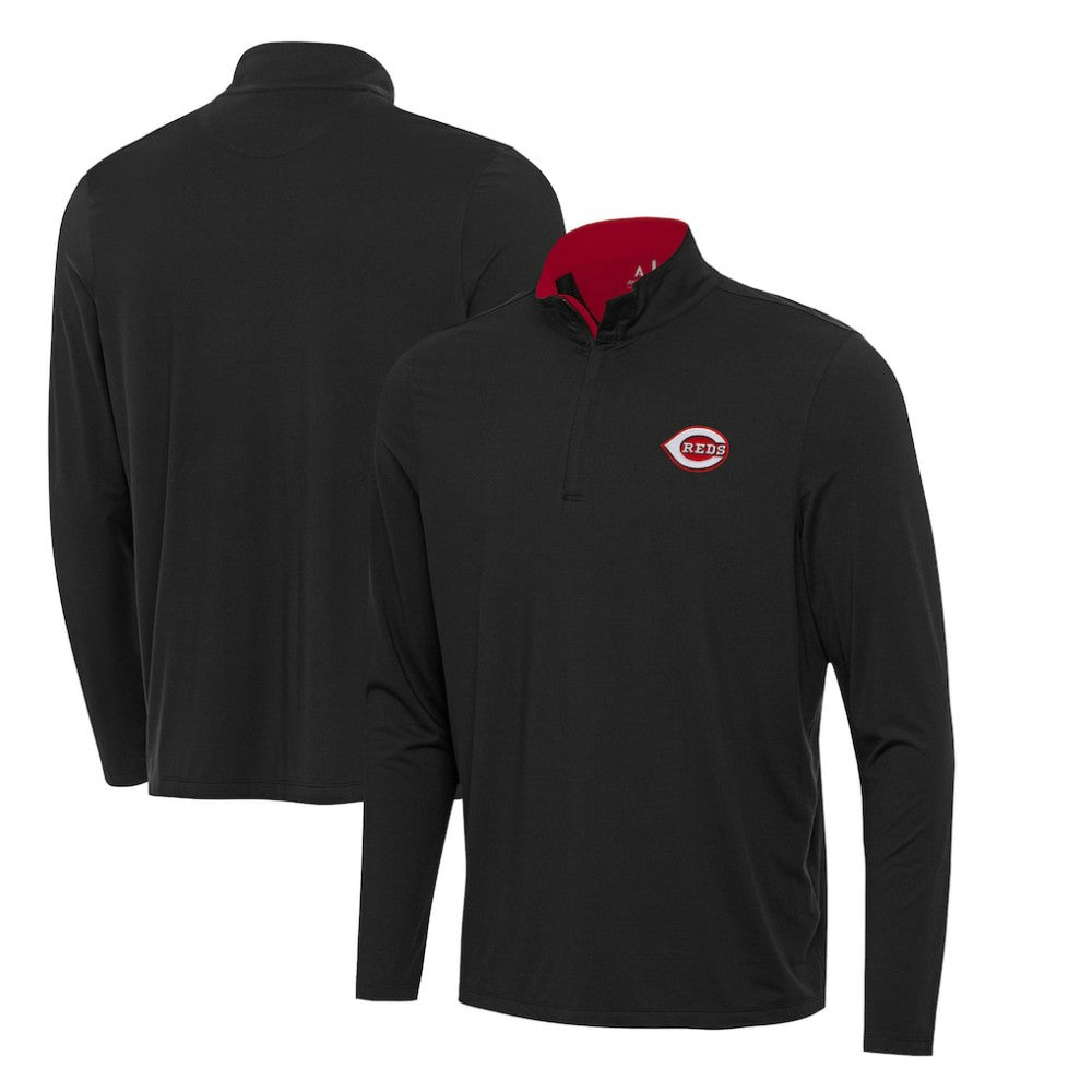 Cincinnati Reds Antigua Content Quarter-Zip Top - MLB Tops