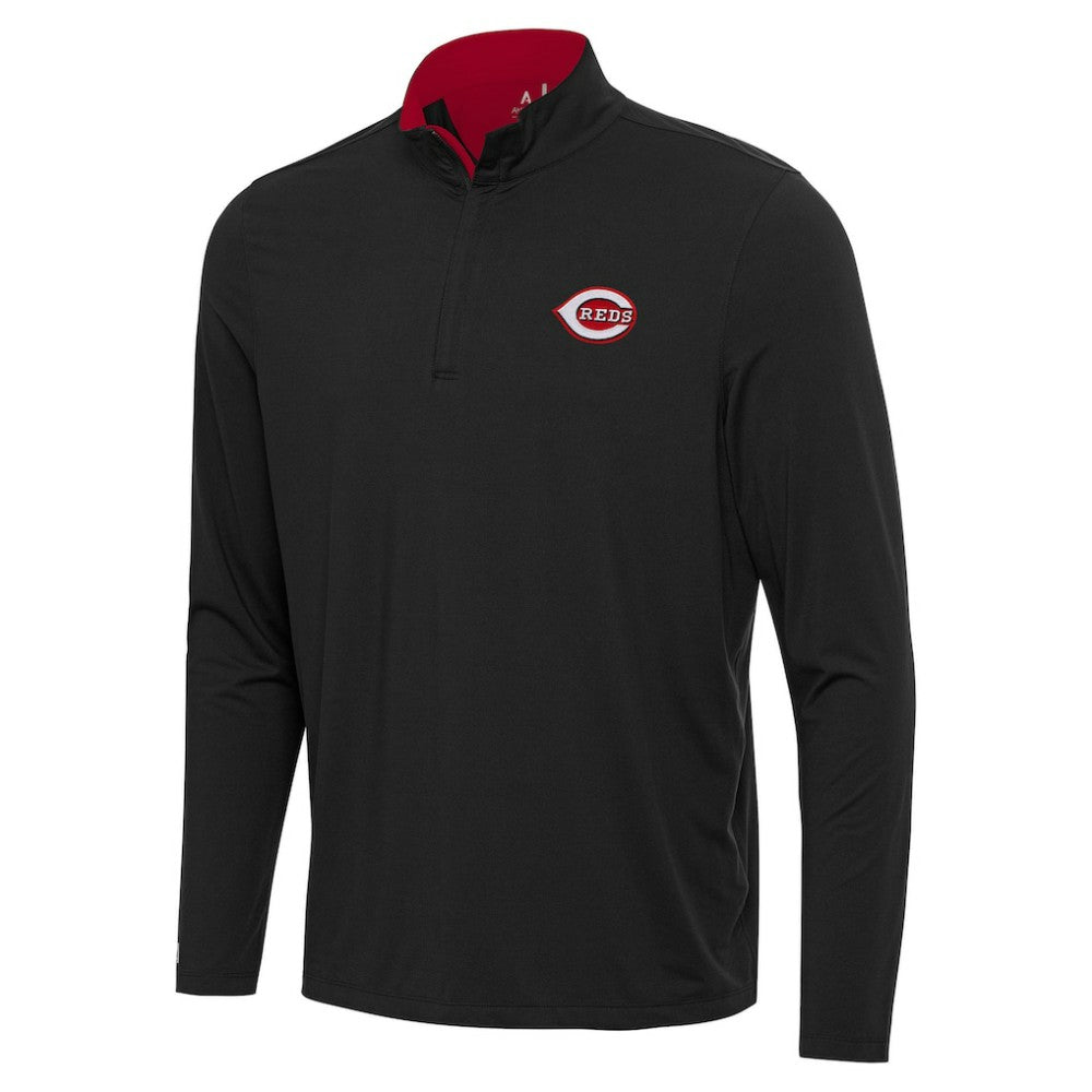 Cincinnati Reds Antigua Content Quarter-Zip Top - MLB Tops