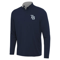 Tampa Bay Rays Antigua Content Quarter-Zip Top - MLB Tops