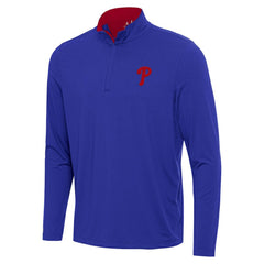Philadelphia Phillies Antigua Content Quarter-Zip Top - MLB Tops