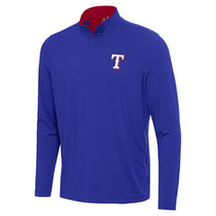 Texas Rangers Antigua Content Quarter-Zip Top - MLB Tops
