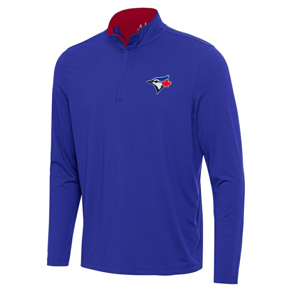 Toronto Blue Jays Antigua Content Quarter-Zip Top - MLB Tops