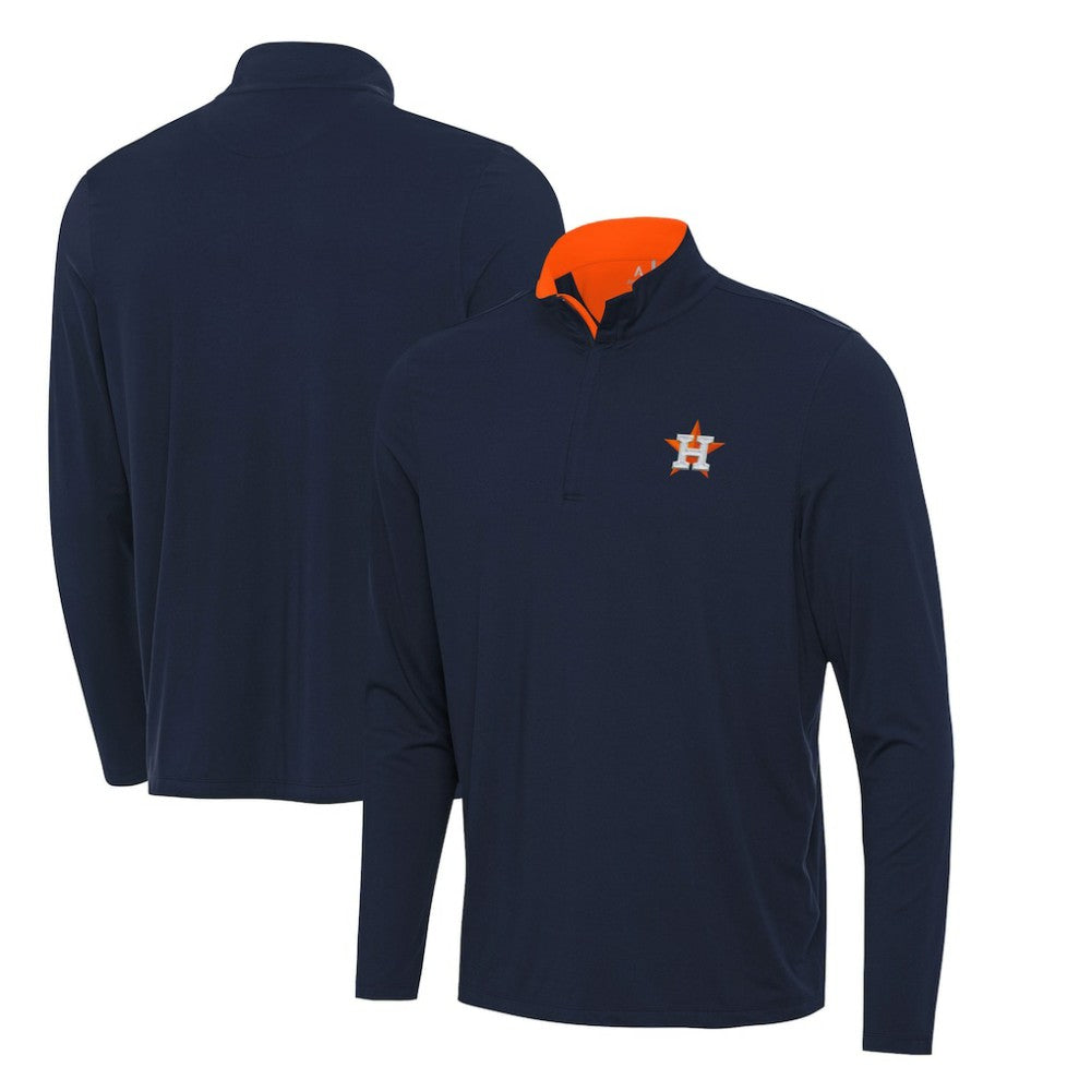 Houston Astros Antigua Content Quarter-Zip Top - MLB Tops