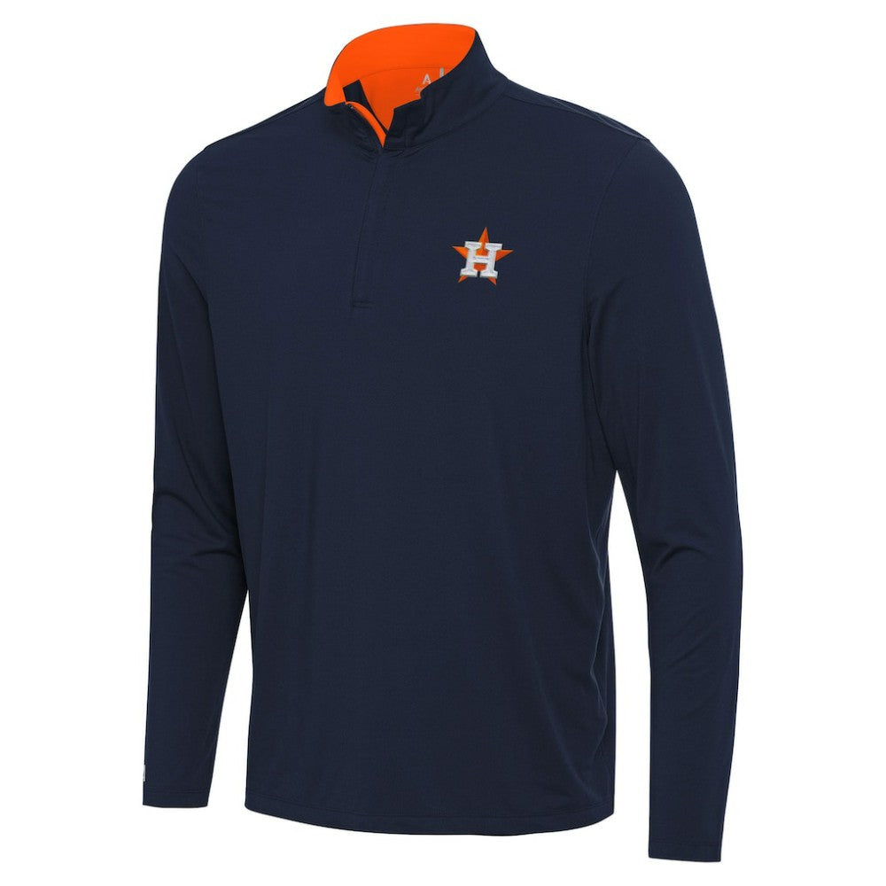 Houston Astros Antigua Content Quarter-Zip Top - MLB Tops