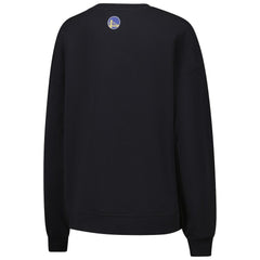 Black Golden State Warriors Terez Women's Gemstone Logo Pullover Sweatshirt sale | NBA
