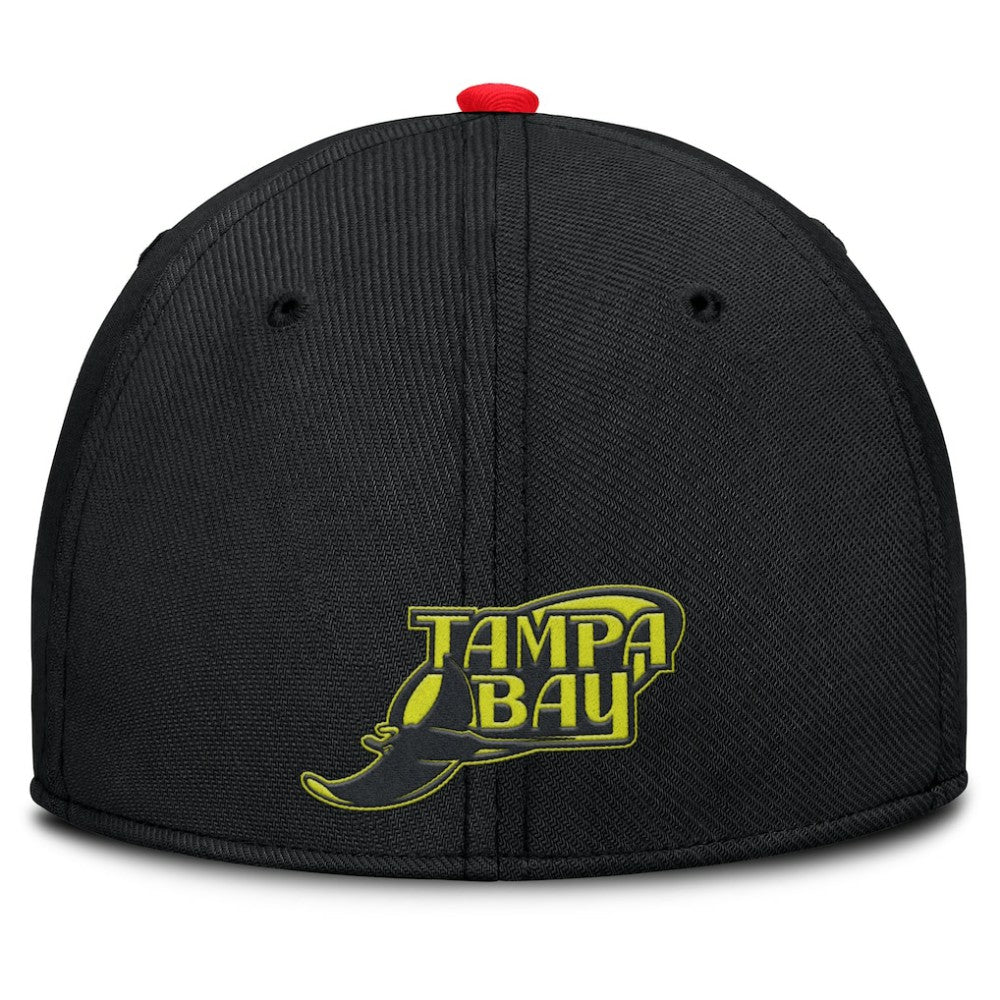 Tampa Bay Rays Nike Neon 90s Rise SwooshFlex Hat - MLB Hats