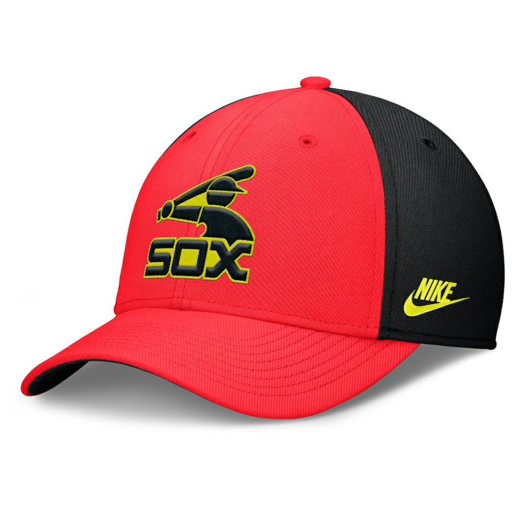 Chicago White Sox Nike Neon 90s Rise SwooshFlex Hat - MLB Hats