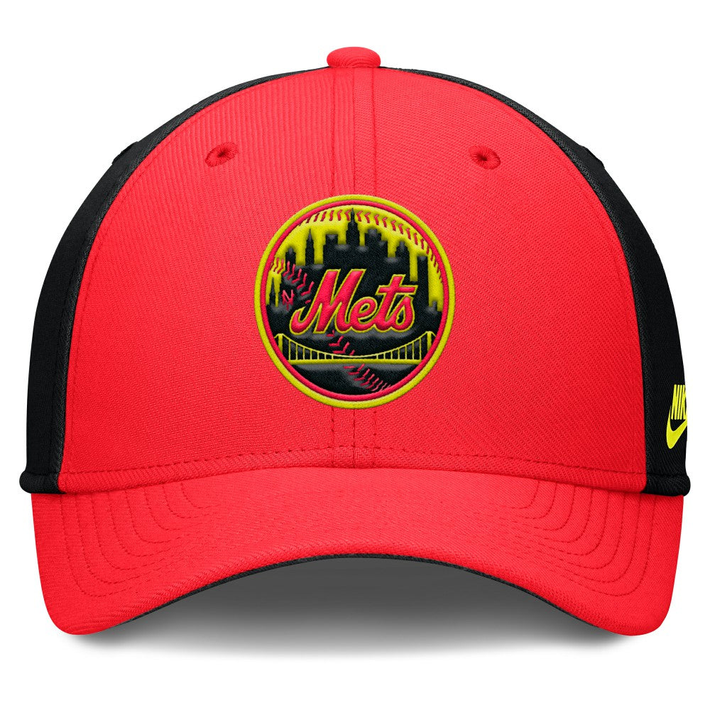New York Mets Nike Neon 90s Rise SwooshFlex Hat - MLB Hats