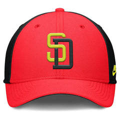 San Diego Padres Nike Neon 90s Rise SwooshFlex Hat - MLB Hats