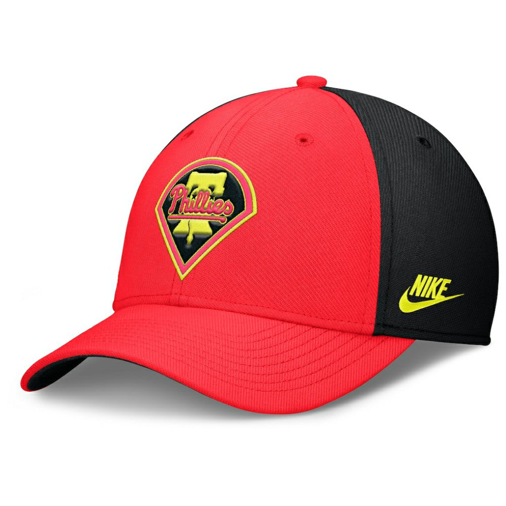 Philadelphia Phillies Nike Neon 90s Rise SwooshFlex Hat - MLB Hats