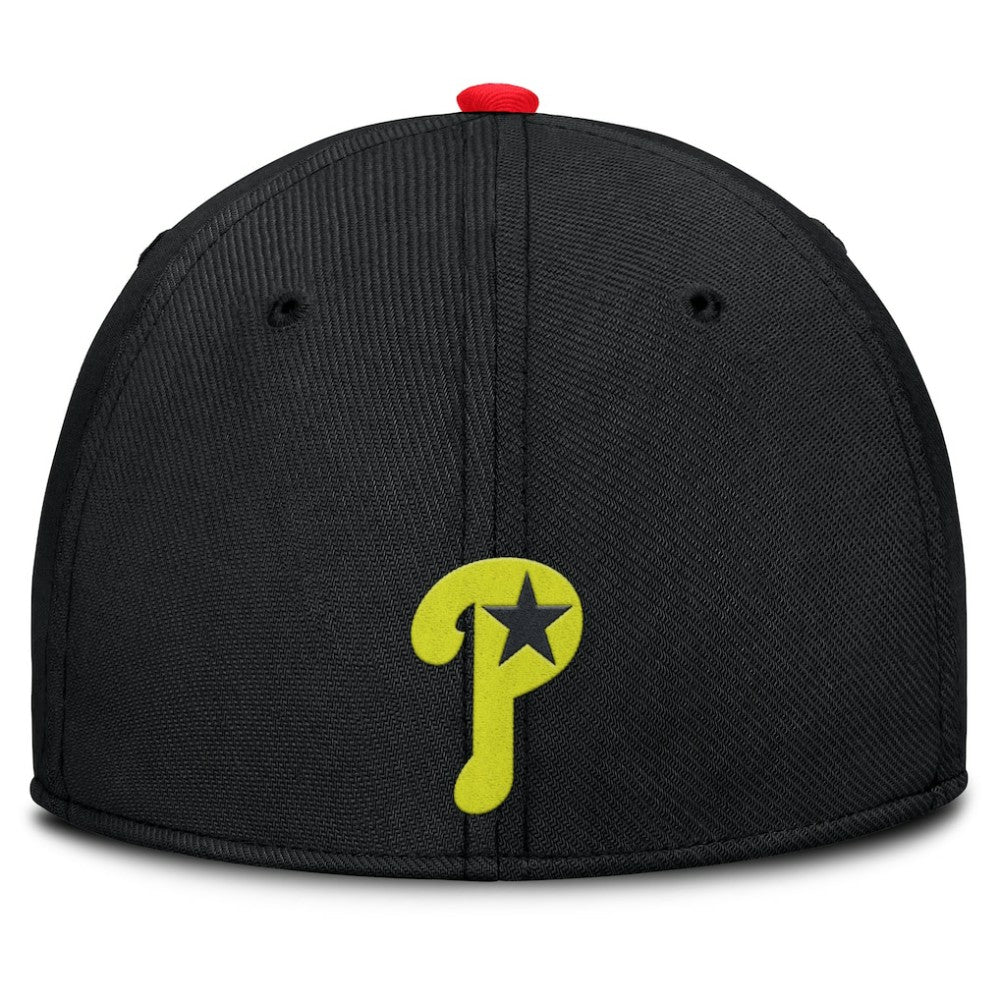 Philadelphia Phillies Nike Neon 90s Rise SwooshFlex Hat - MLB Hats
