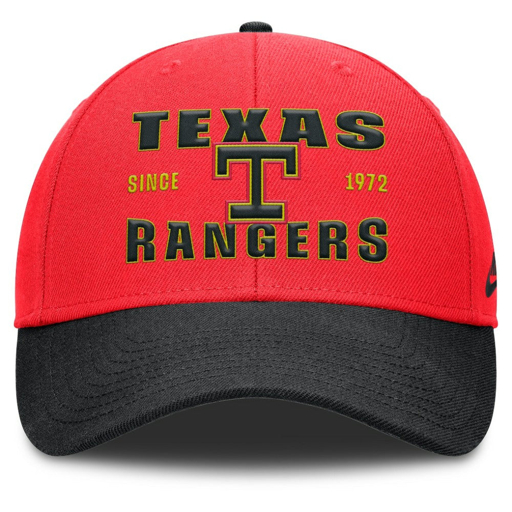 Texas Rangers Nike Neon 90s Rise Adjustable Hat - MLB Hats