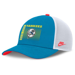 New York Yankees Nike Neon 90s Rise Structured Performance Adjustable Trucker Hat - MLB Hats