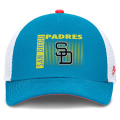 San Diego Padres Nike Neon 90s Rise Structured Performance Adjustable Trucker Hat - MLB Hats