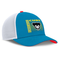 Chicago Cubs Nike Neon 90s Rise Structured Performance Adjustable Trucker Hat - MLB Hats